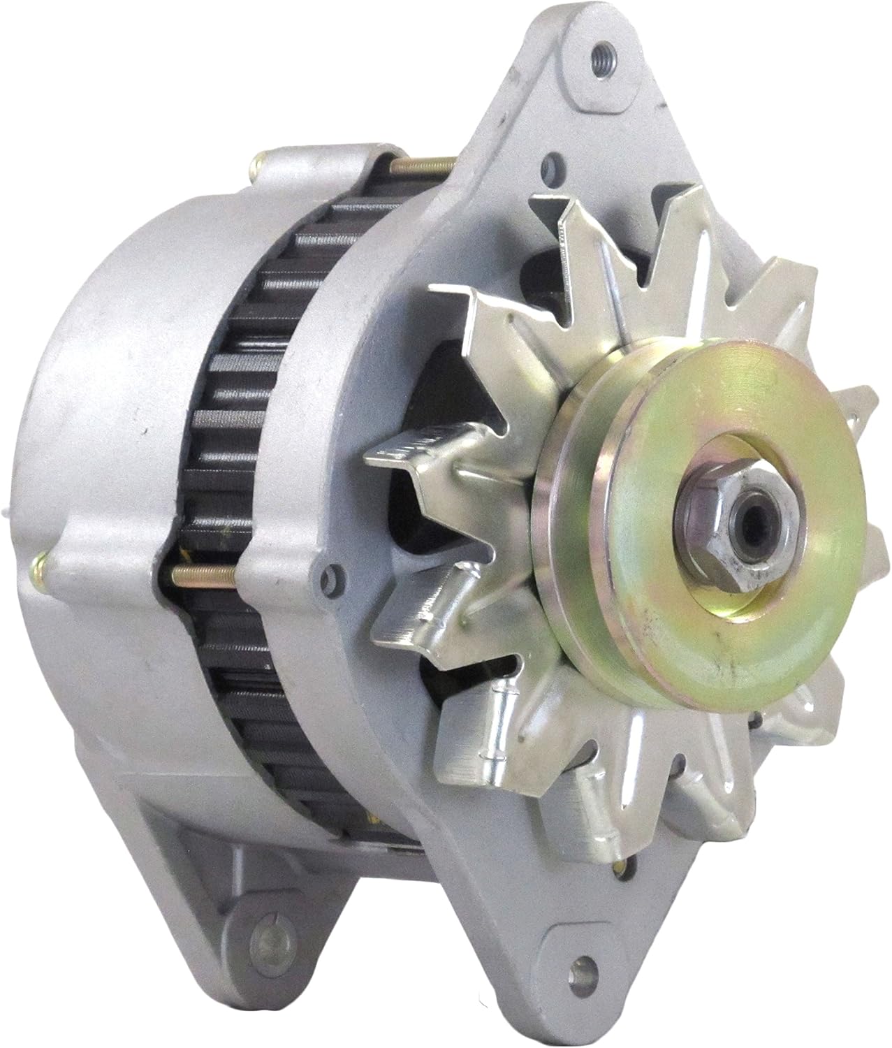 RAREELECTRICAL New 12V 50A Alternator Compatible With Mitsubishi Yale Forklift Mazda Engine Hyster Forklift Mazda Lift Truck Internal Regulator 32A68-00202 32A6800202 A005t20387 32A68-00200 32A6800200