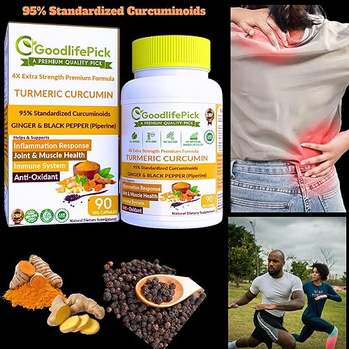 Miniatura 8 de Cápsulas de cúrcuma prémium con jengibre y pimienta negra. Suplemento de cúrcuma de cúrcuma curcumina 95% curcuminoides y raíz de jengibre. Polvo