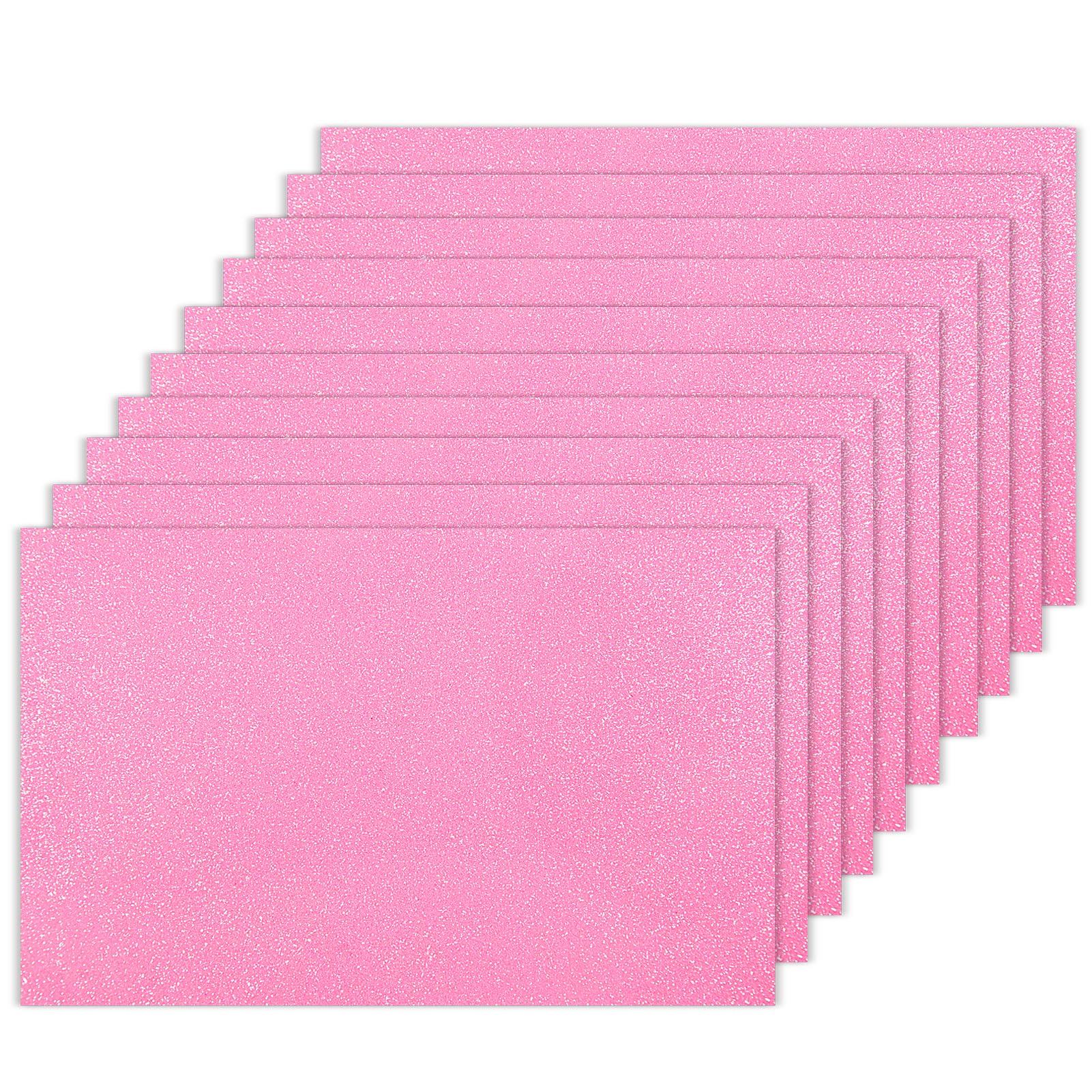 10 Pcs Glitter Foam Sheets,7.8 x 11.8 inch Craft Foam Foam Sheets Paper for Crafts,Thin Foam Sheets Foam Paper for Crafts DIY Arts Projects Cosplay Party Decoration(Pink)