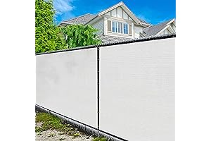 Amgo White Vinyl Fence Panels for Enhanced Privacy and Durability