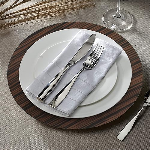 Miniatura 2 de ChargeIt by Jay Charge It by Jay Pine - Cargador de madera sintética de 13 pulgadas, placa decorativa de servicio de melamina para el hogar, comedor