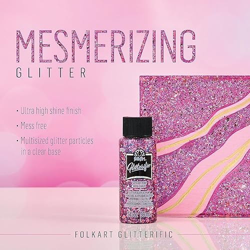 Miniatura 4 de FolkArt Best Acrylic Craft 96424 - Juego de pintura con 5 fórmulas rosas de primera calidad