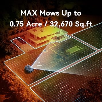 Neomow X SE Robot Lawn Mower Perimeter Wire Free for 0.75 Acre 3D LiDAR SLAM+Vision Mapping Robotic Lawnmower with 4G, No RTK Station Required, AI Accurate Obstacle Avoidance, App Control, Anti-Theft