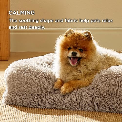 Vista 365 de Bedsure - Cama ortopédica mediana para perros, sofá cama impermeable para perros medianos, espuma de soporte con funda extraíble y lavable, forro