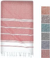 Vista 87 de LANE LINEN Paquete de 6 toallas de playa prelavadas de gran tamaño, elegantes toallas de secado rápido para piscina y viaje para adultos, 39 x 71