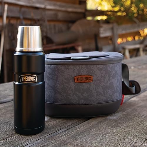 Miniatura 7 de THERMOS Stainless King - Botella compacta aislada al vacío, 16 onzas, azul medianoche