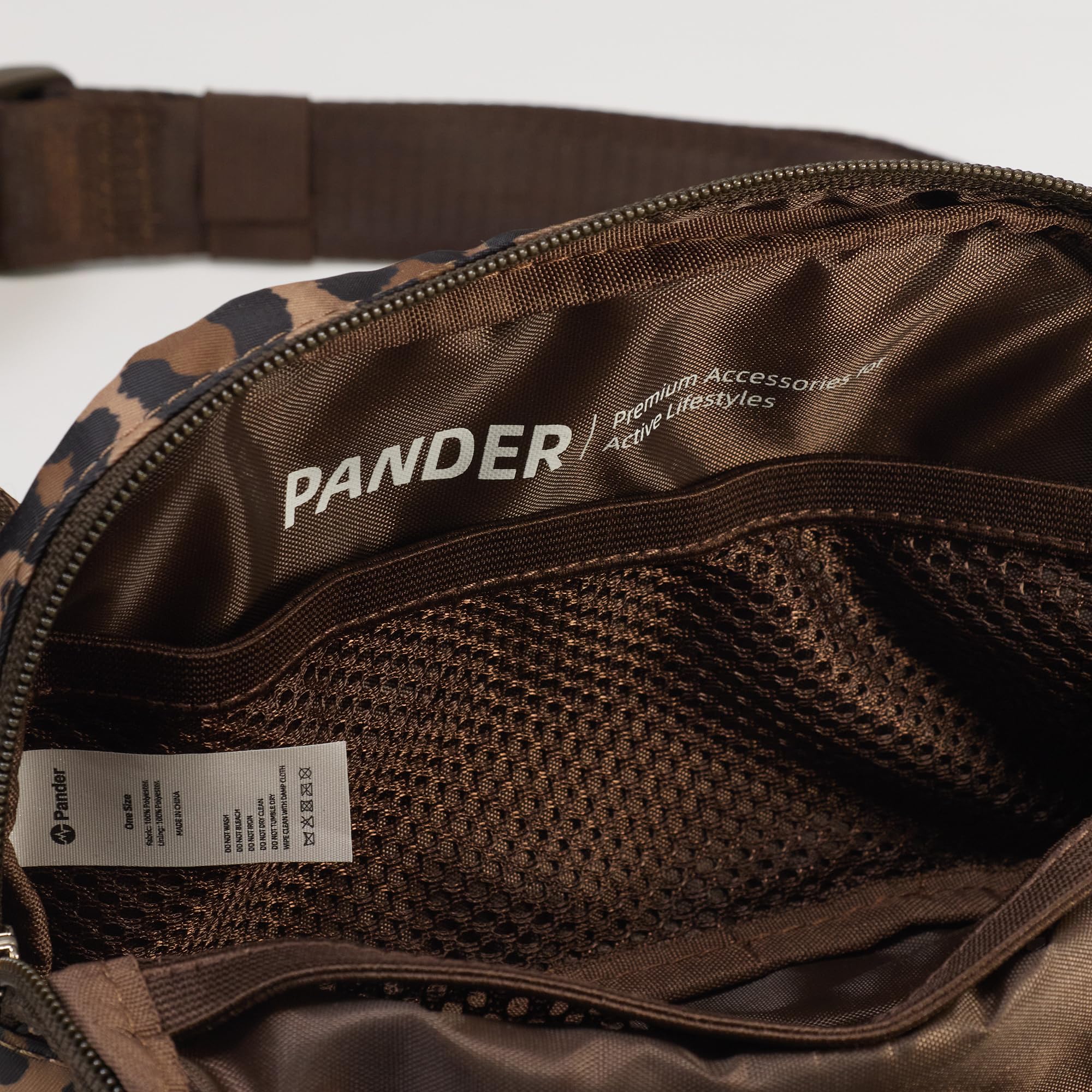 Pander Nylon Fanny Pack for Women, Two-Way Zipper Crossbody Bag view 7