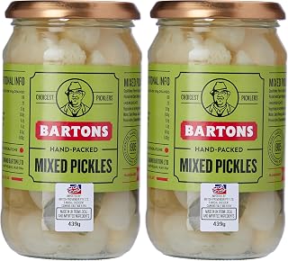 Bartons Mixed Pickle, 439g (Pack of 2)