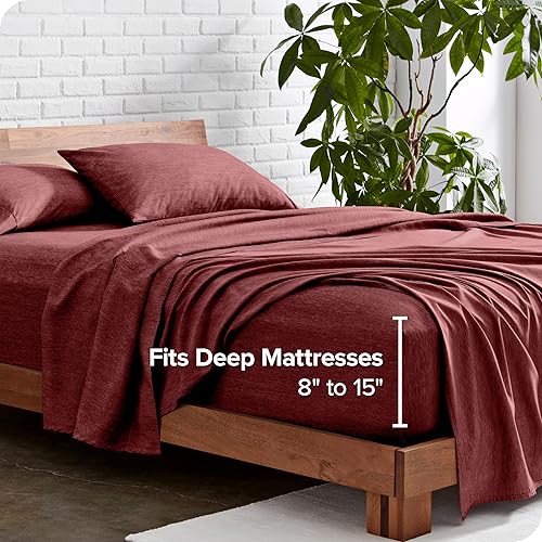 Miniatura 157 de Bare Home Juego de sábanas de tamaño individual XL, tamaño de dormitorio universitario, sábanas de microfibra ultrasuave de 1800 hilos, bolsillos 22