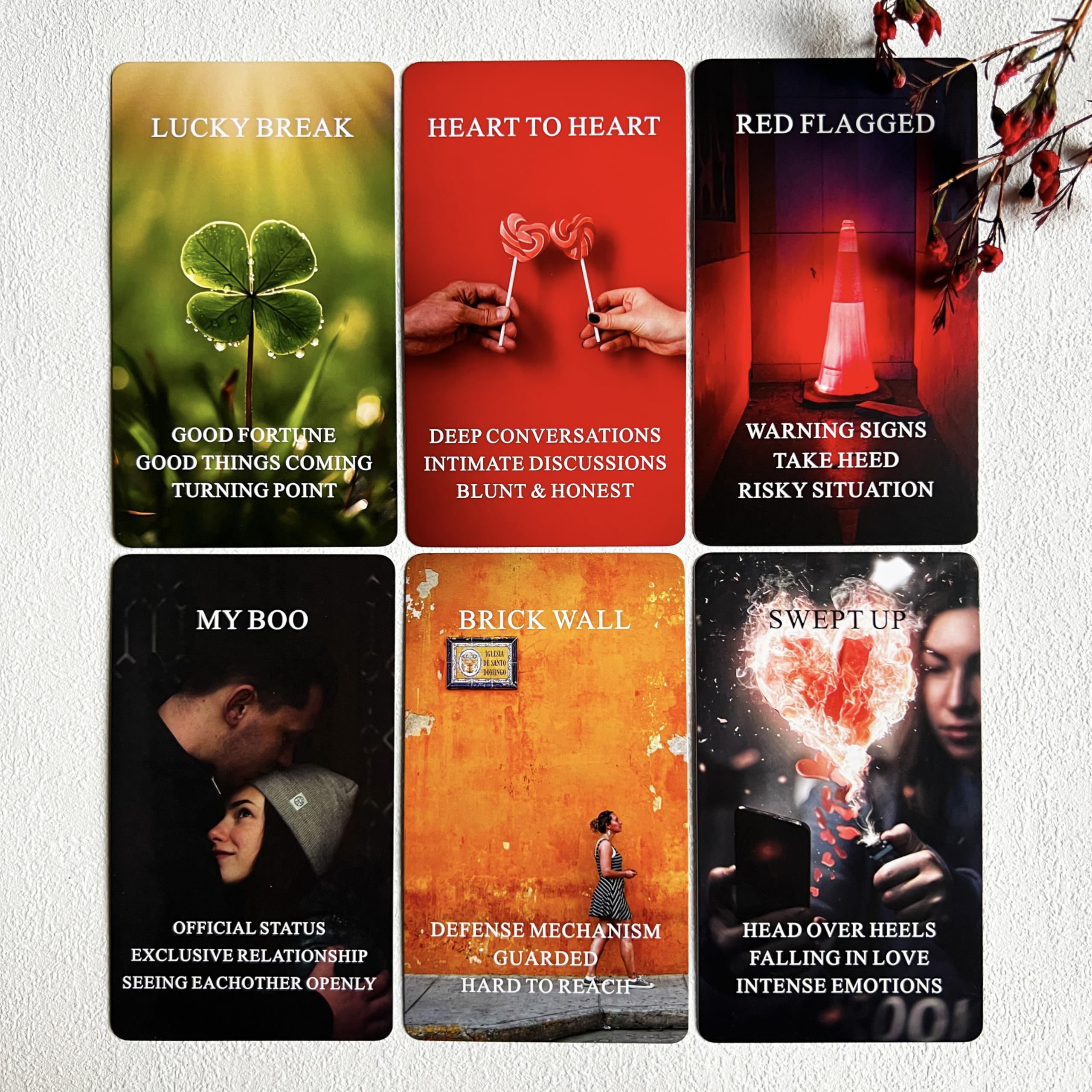 Vzmeiyre What's The Tea? Relationships Oracle Cards, Life Oracle Deck, Oracle Cards Deck for Beginners, Interpreting Our Career and Life Relationships