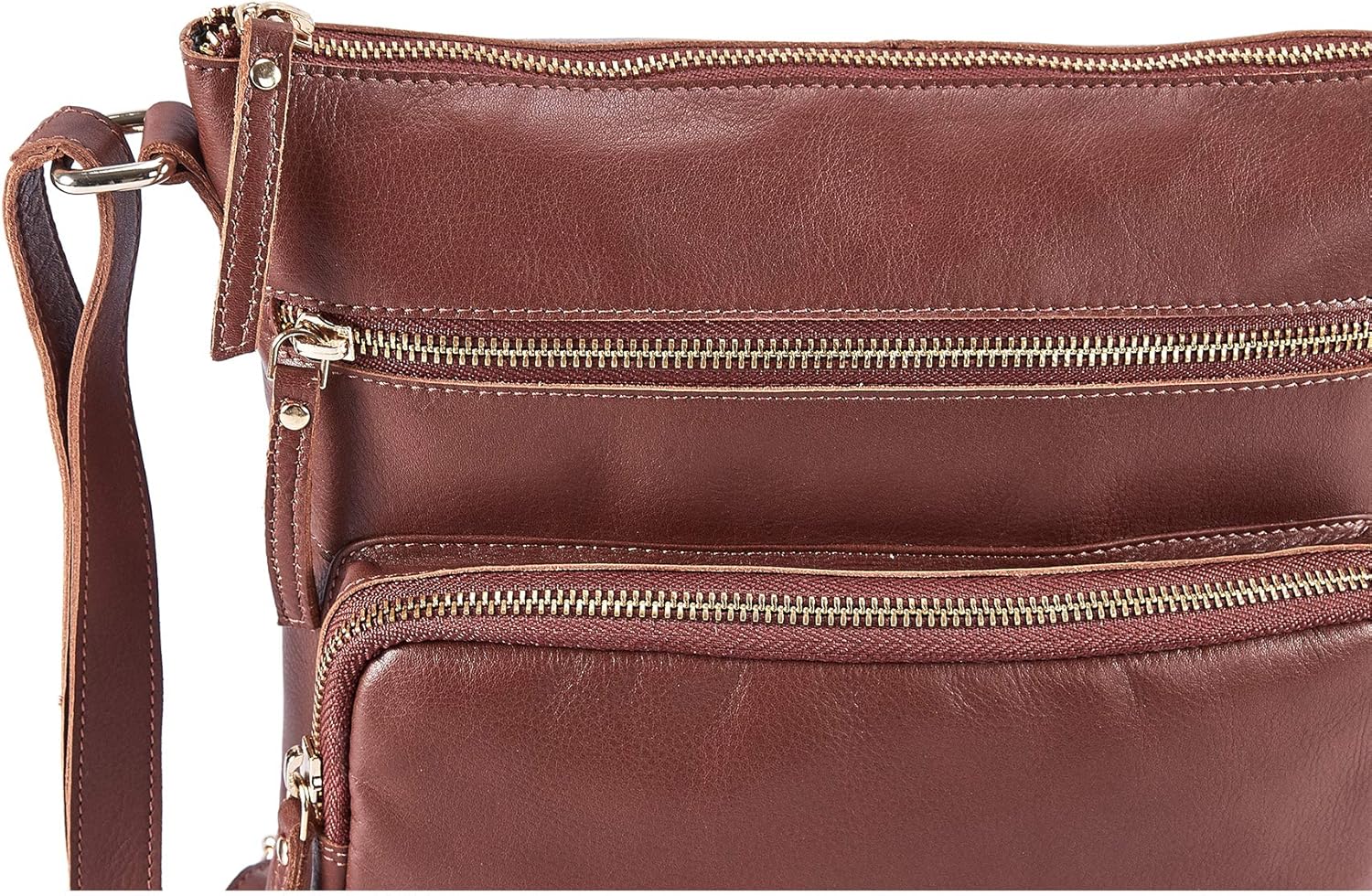 Genuine Leather Crossbody Bags for Women Handmade Sling Shoulder Purse Stylish Travel Handbag with Full Adjustable Strap - Image 6