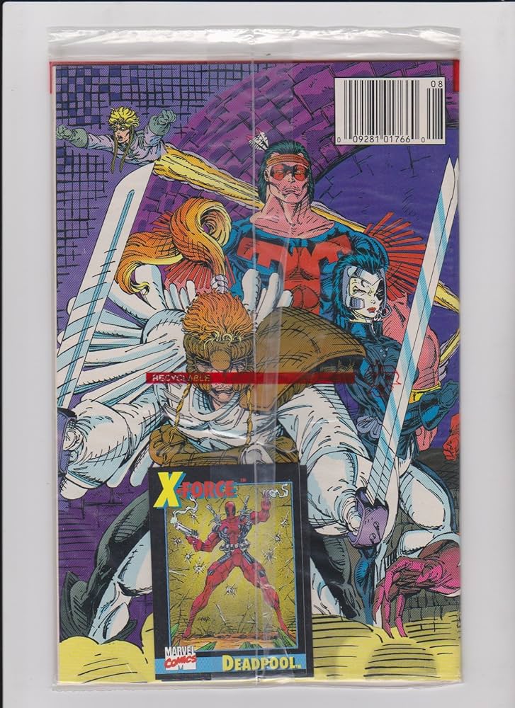 Amazon.com: X-Force No. 1, 1991 Yr. (poly bagged with trading