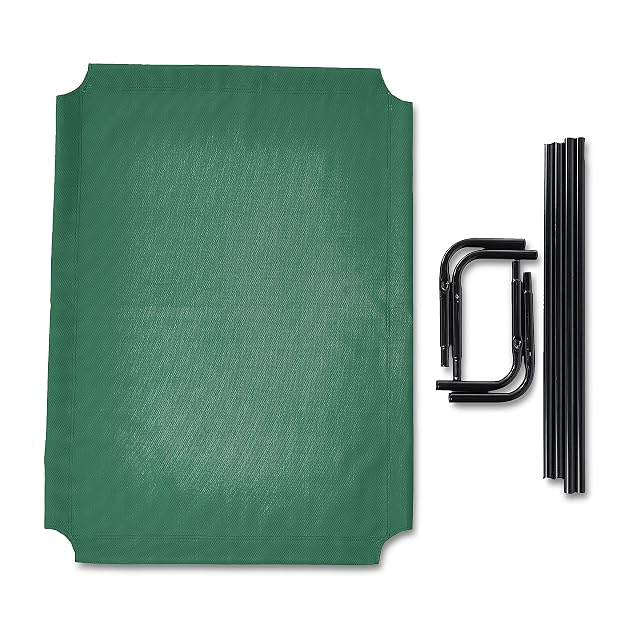Foto 4 de 4 de Amazon Basics Cama elevada refrescante para Perro mascotas, Verde, Large, 130 x 80 x 19 cm (L x An x Al)