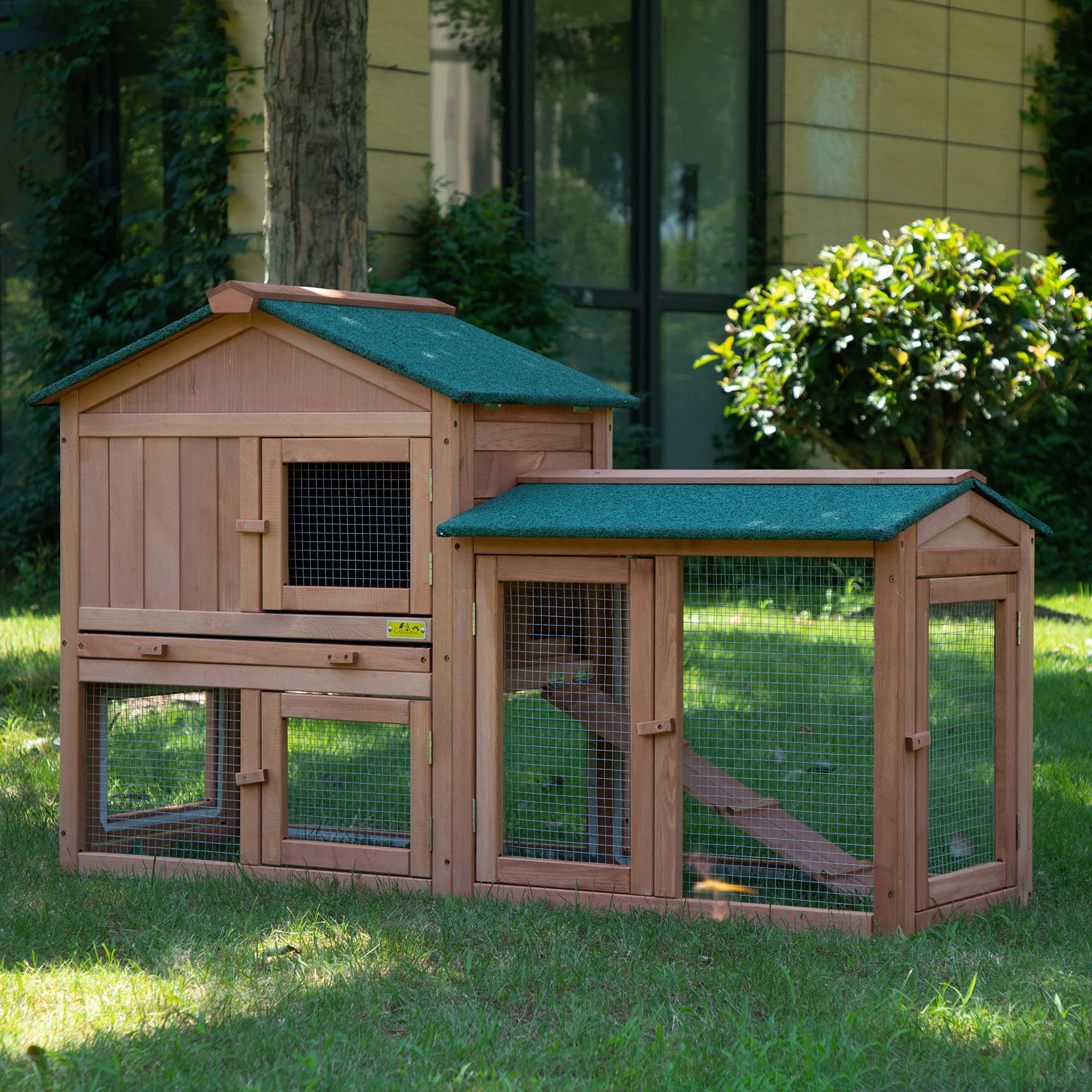 multiple rabbit hutch