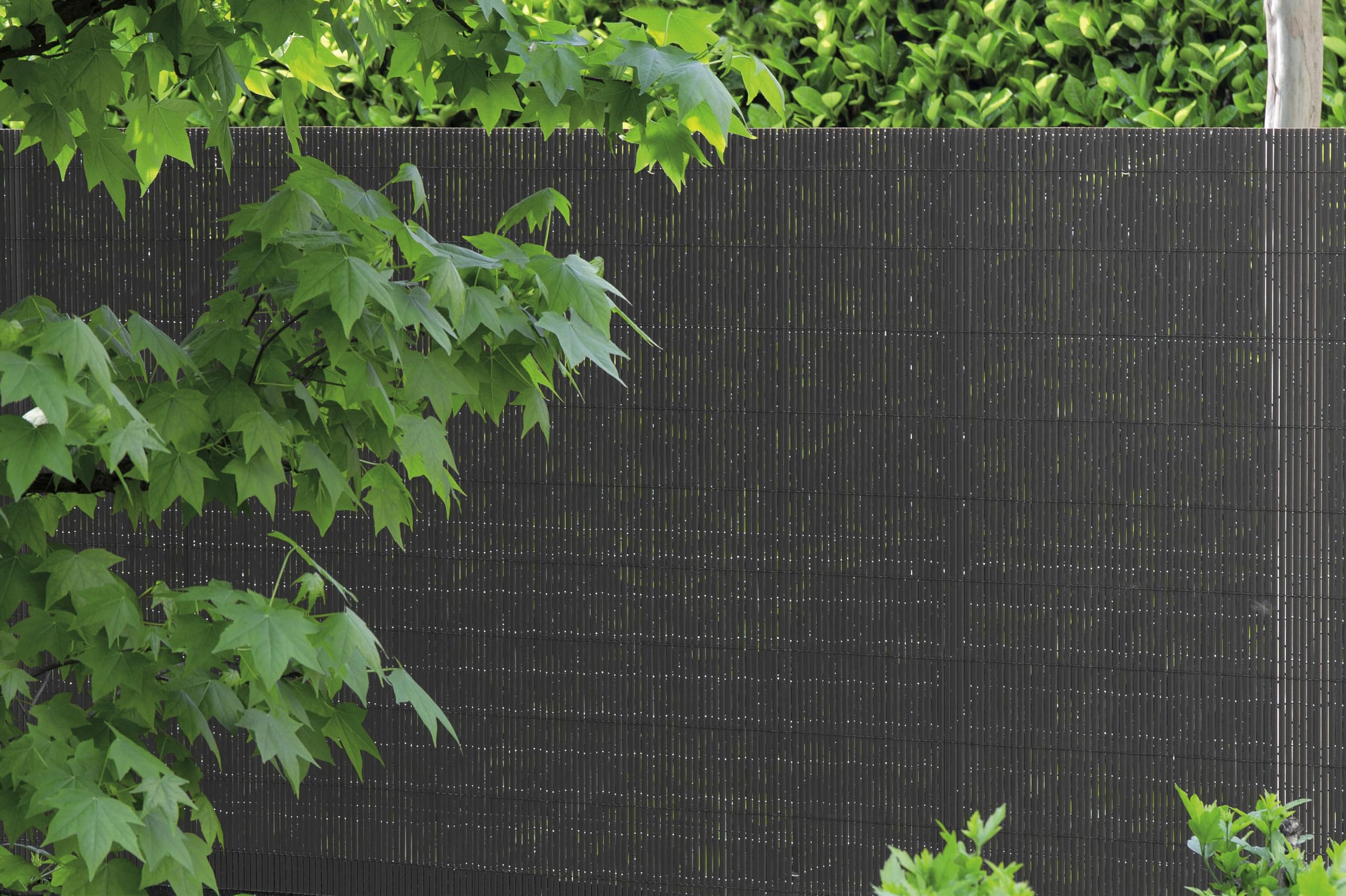 Canniccio sintetico effetto bambù grigio schermante UV per recinzione balcone e terrazzo Rotolo 5 m, varie altezze – FENCESHOP - H. 100 cm