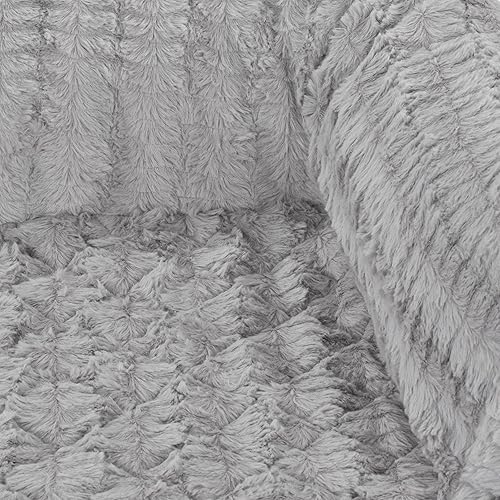 Miniatura 4 de SureFit Cama para mascotas para perros y gatos de 3 lados para sofá, tela de piel sintética suave, lavable a máquina y antideslizante, protector de