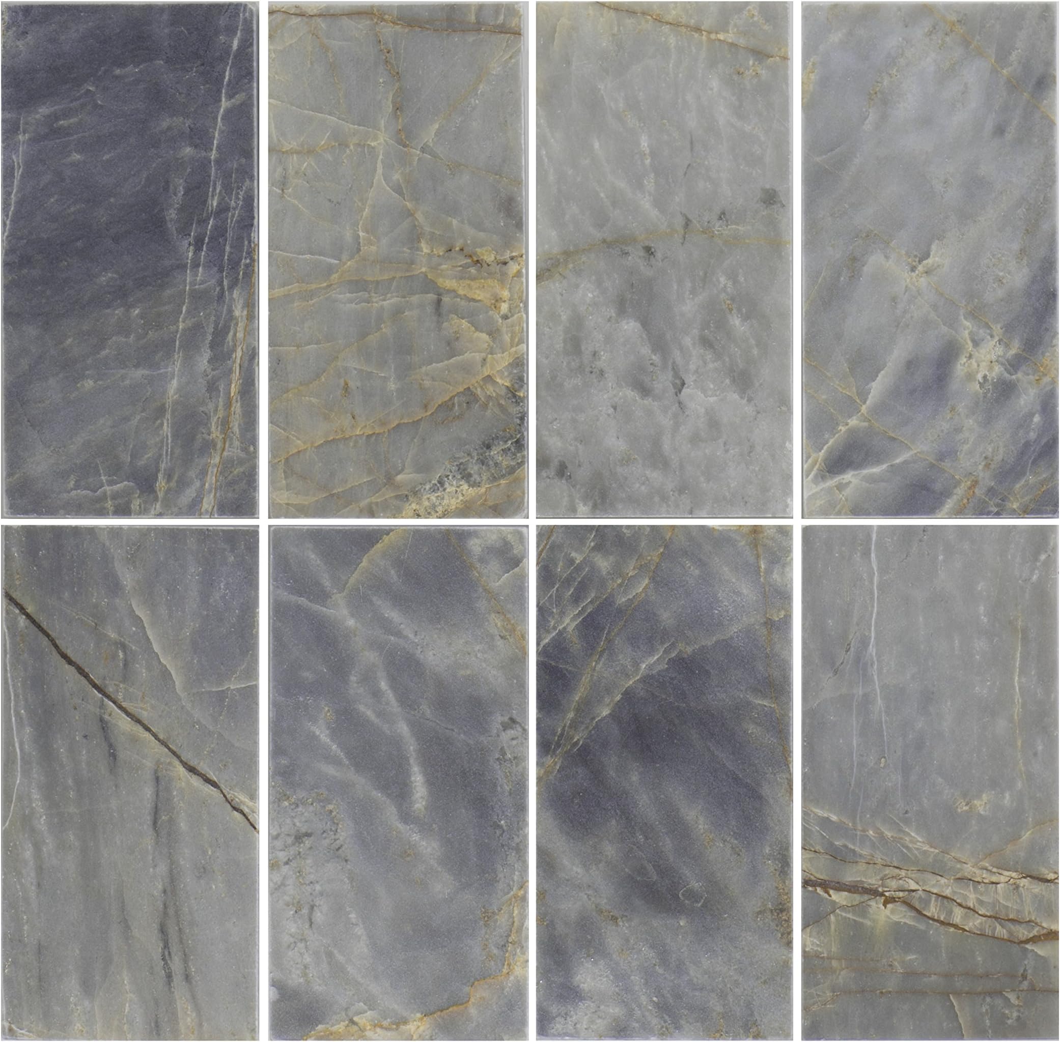 75028 St. Sapphire Wall Tile, Marble, 3" x 6" x 9.5mm, 8 tiles