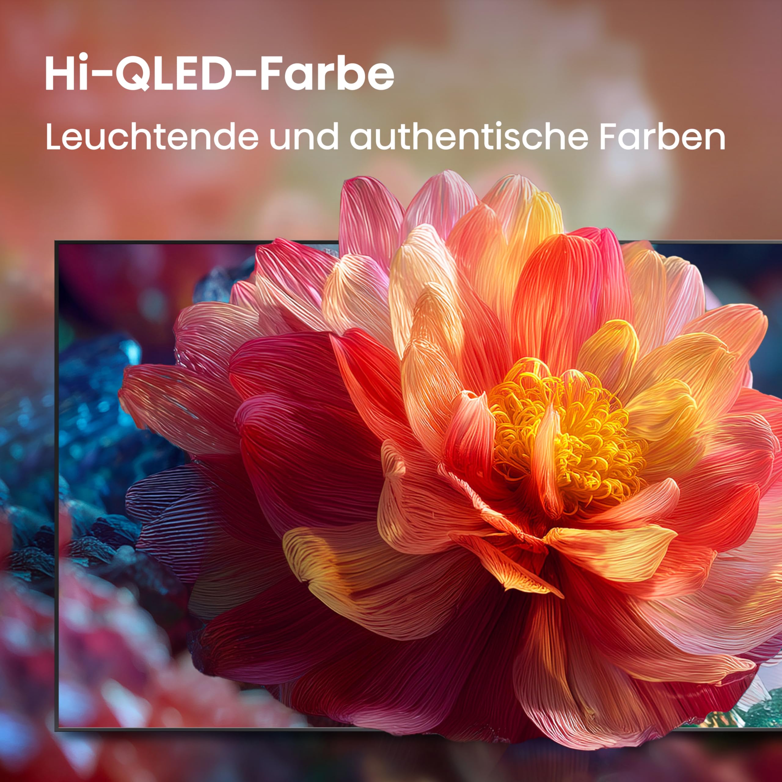 Hisense 32A5DS Fernseher 32 Zoll, FHD, QLED, Smart TV, 60Hz, Hi-QLED Colour, Dolby Atmos, Game Mode, Noise Reduction, Hohe Kontraste, Share to TV, HDR10, VIDAA OS