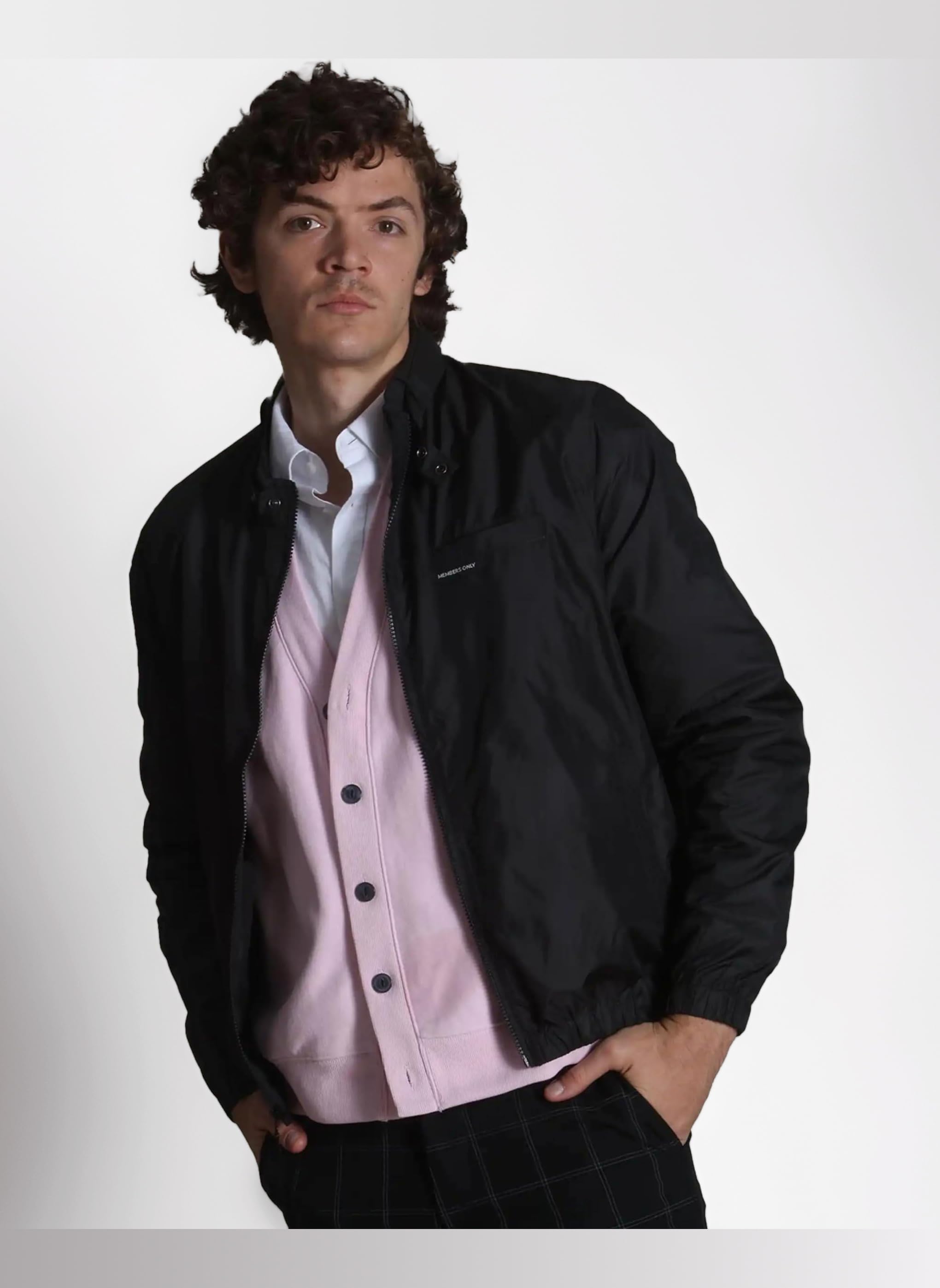 Members Only Men’s Windbreaker Packable Jacket, Waterproof Rain Jacket Men Lightweight for Golf Cycling Fishing Hiking Gear