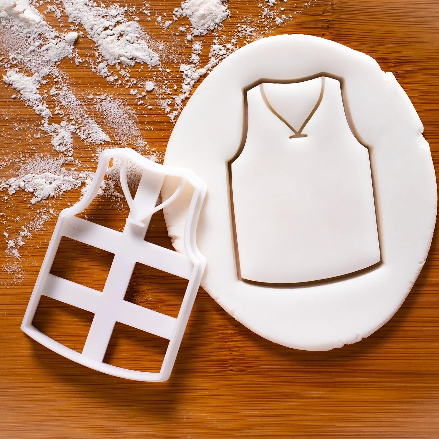 Set of 3 Basketball themed cookie cutters (Designs: Basketball, Jersey, and Shoe), 3 pieces - Bakerlogy