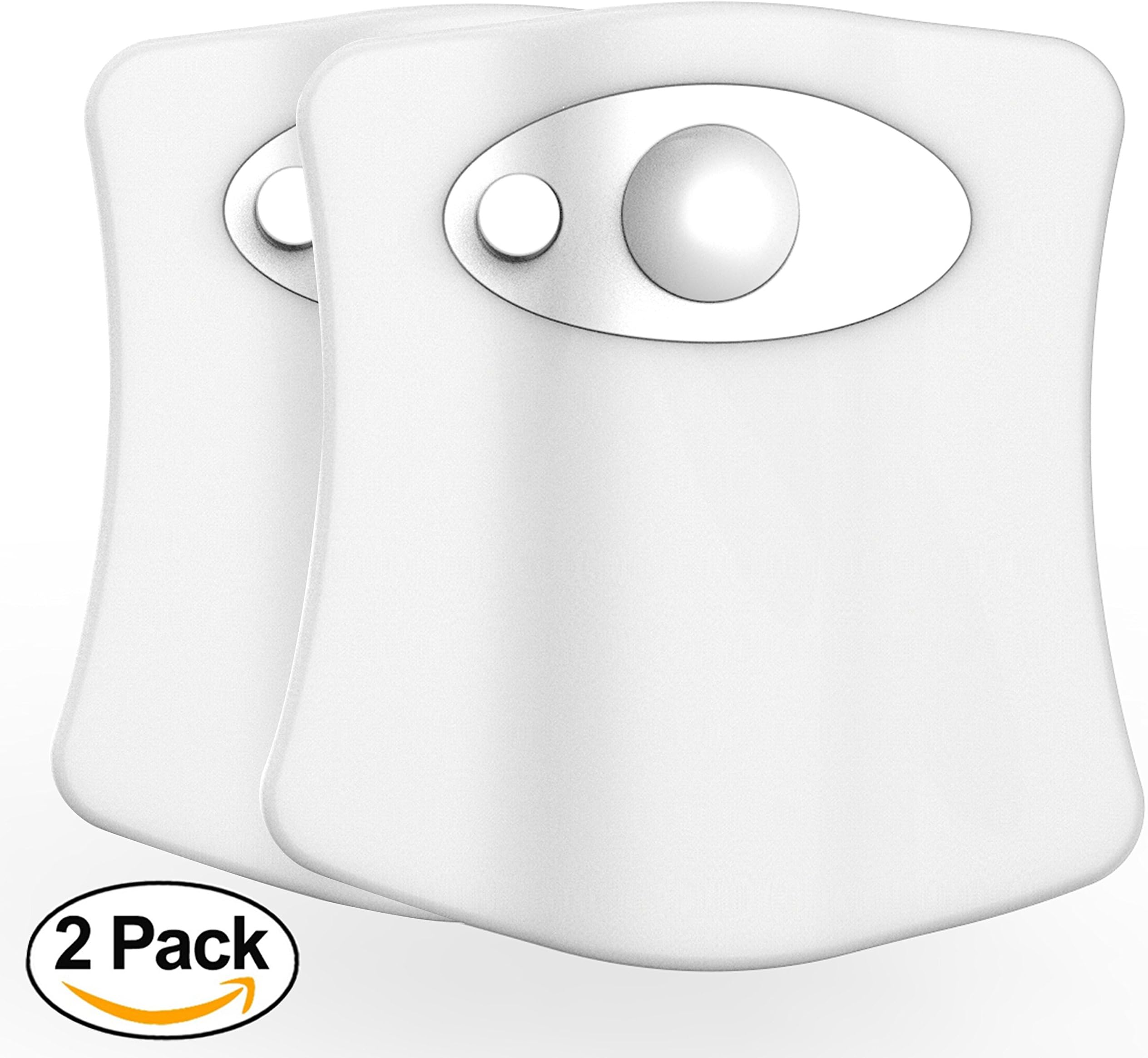 Toilet Night Light, VIVII Motion Activated Toilet Night Light, Two Modes with 8 Color Changing - Sensor LED Washroom Night Light - Fits Any Toilet, 2 Pack