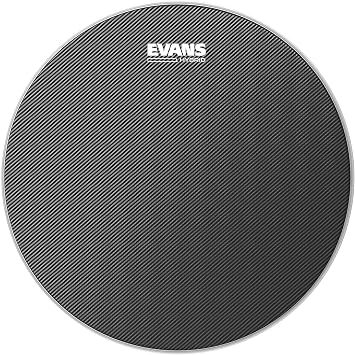 Evans Hybrid Drumhead - Hybrid Marching Snare Drum Head - For Sensitivity, Dynamic Range - Enhances Projection, Durability - Grey, 14 Inch