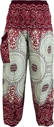 CCcollections Smocked Waist Pyjama Lounge Trousers - Super Soft, Relaxed Fit, Side Pocket Pants
