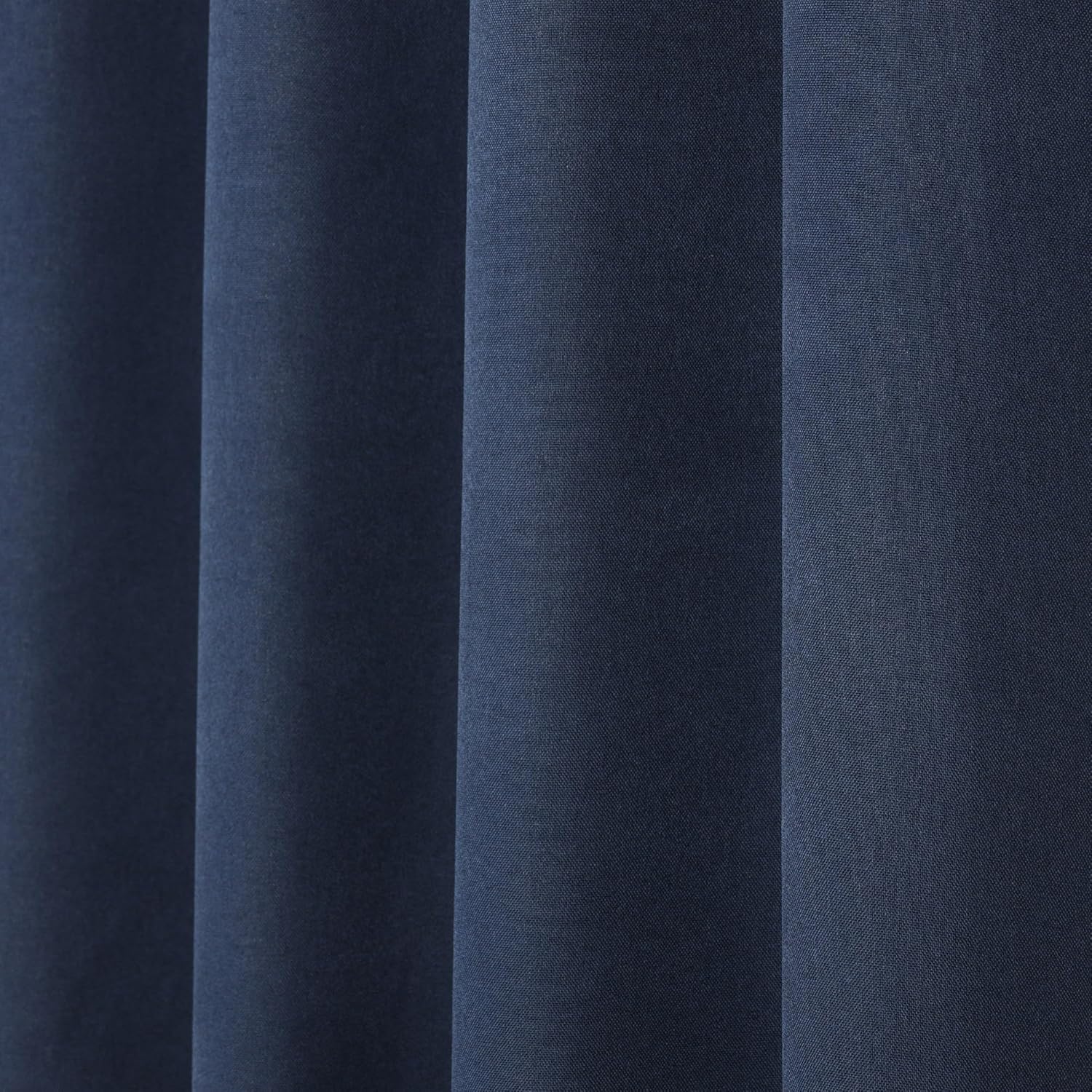 Superior 100% Blackout Curtains, Room Darkening, Sun Blocking, Thermal Drapes, Solid Window Covers, Bedroom, Kitchen, Living Room Accents, Neal Collection, Set of 2 Panels, 52" x 63", Platinum