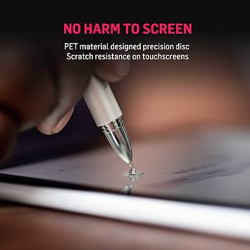 Adonit Pro 4 Silver Stylus for Tablet, Laptop, Smartphone