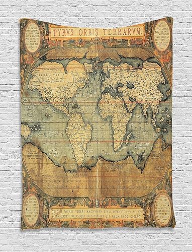 Miniatura 74 de Ambesonne Tapiz de fiesta de los años 70, caja retro en arte pop, música de baile, composición colorida impresa, para colgar en la pared para