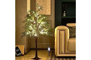 Hairui Lighted Pine Tree 90 LED Fairy Lights