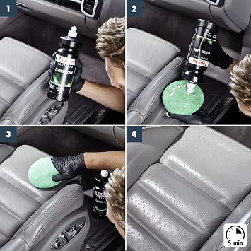 SONAX Profiline Leather Care | Nourishing Leather Conditioner with UV Protection | Prevents Cracking & Drying | Hydrophobic Surface Repels Dirt, Dust, Water | 282300 | 1L