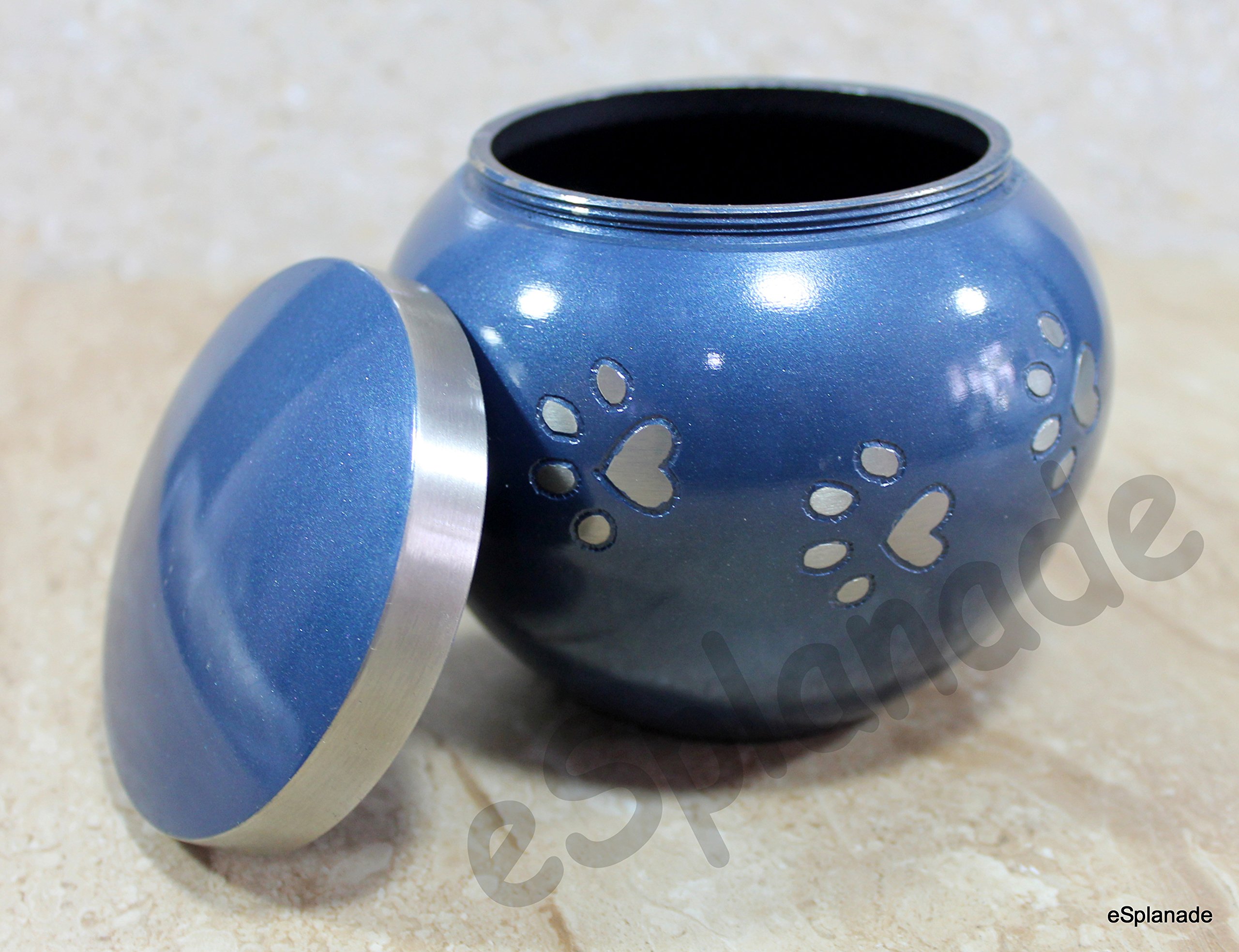 eSplanade cremazione urna commemorativa Container Jar pot per animali domestici cani/gatti/| per animali domestici Ash rimane | ottone Urns | metal Urns | Burial Urns
