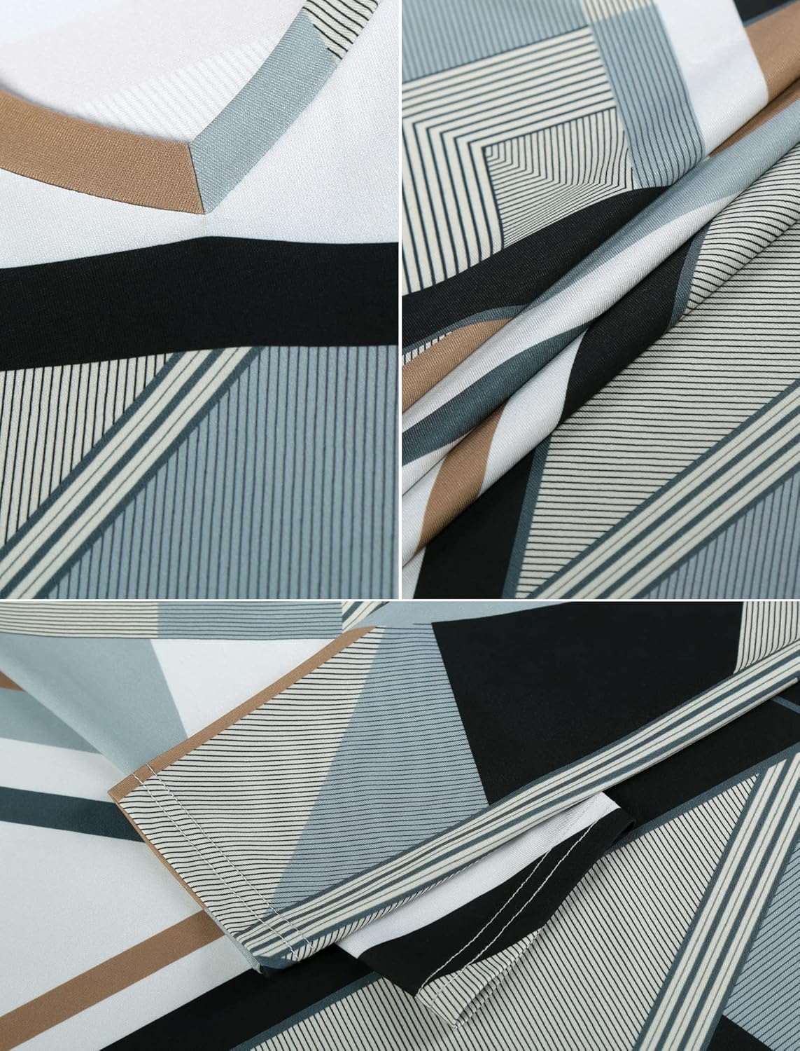 BAISHENGGT Women's Casual Long Sleeve Tunic Tops for Leggings V-Neck Blouse T-Shirt - Image 2