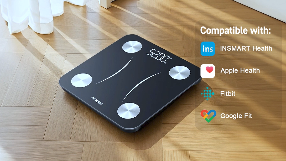 Amazon | INSMART 体脂肪計・体組成計 17項目測定可能 体重計 スマホ