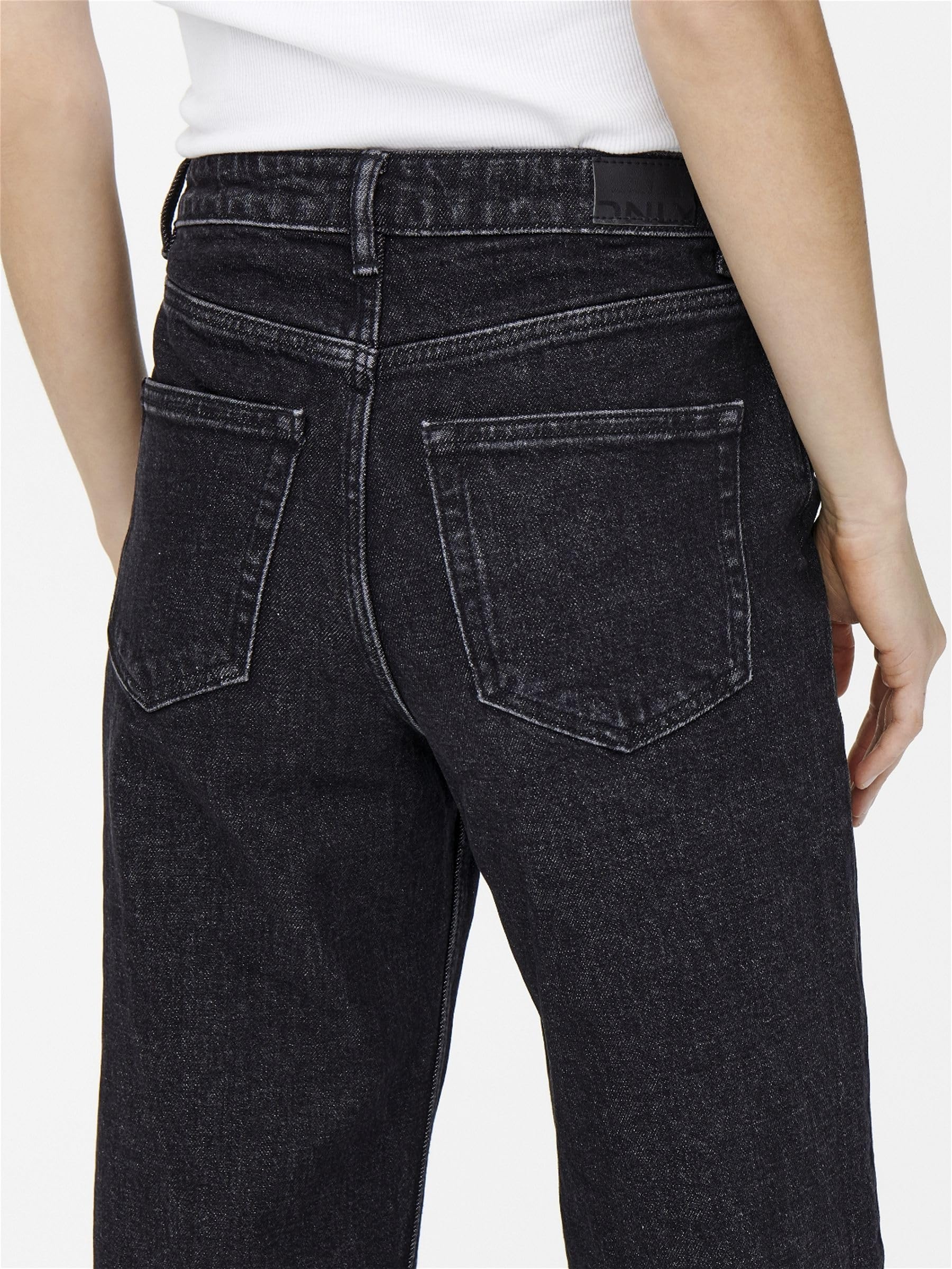 ONLY Female Jeans mit weitem Bein ONLJUICY Hohe Taille Weiter Beinschnitt Jeans