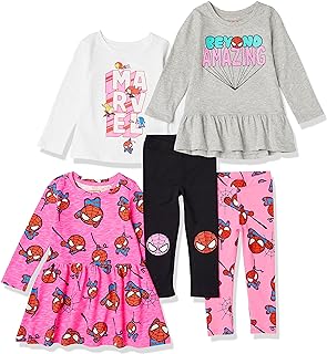 Disney | Marvel | Star Wars | Frozen | Princess Girls and Toddlers' One Size Mix-and-Match Outfit Sets