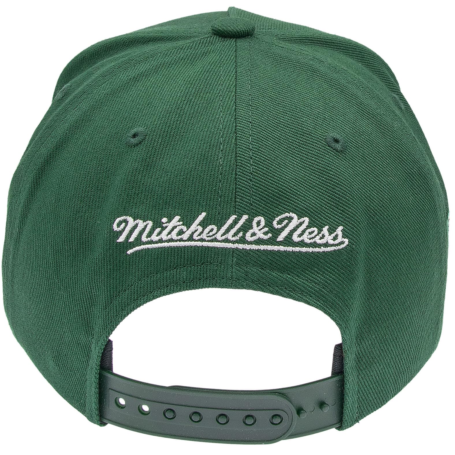 Mitchell & Ness Casquette de baseball NBA Green Orange | Pro Crown Fit | avec fermeture snapback réglable