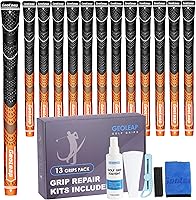 Vista 19 de Geoleap Golf Grips Set of 13- Grips with Tapes and Grips with All Repair Kits for Choice,Hybrid Golf Club Grips All Weather Contral, High Feedback &
