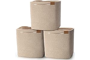 Woven Storage Cubes L2 Storage 11x11 Wicker Cube Storage Basket