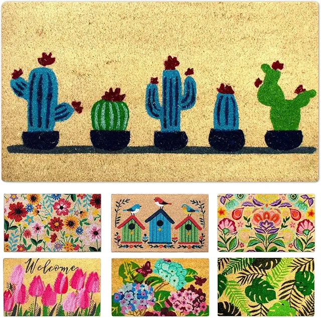 Paillasson Extérieur Original LUA VIKA Cactus 40x70 cm Antidérapant