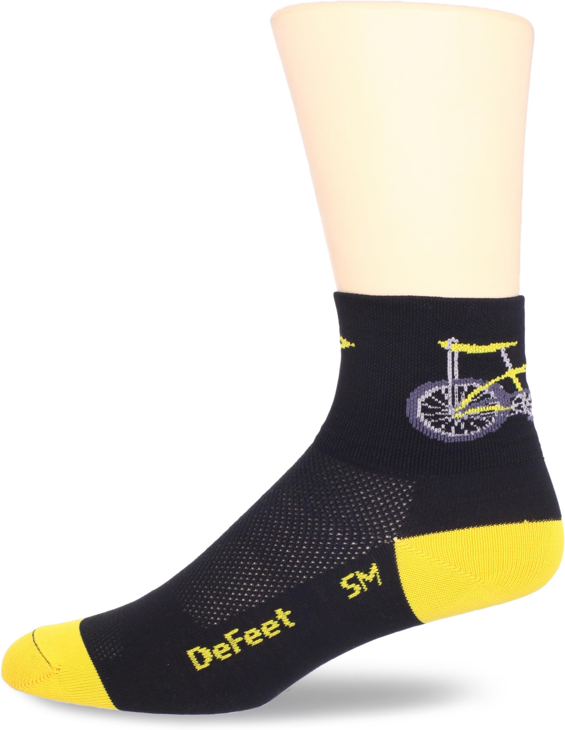 DeFeet | Aireator 3" Patterned Cycling Socks | for Biking, Running, & Everyday
