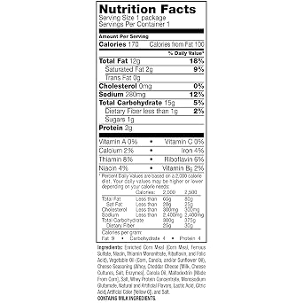 Cheetos Crunchy Cheese Flavored Snacks, 1 Ounce (Pack of 44)