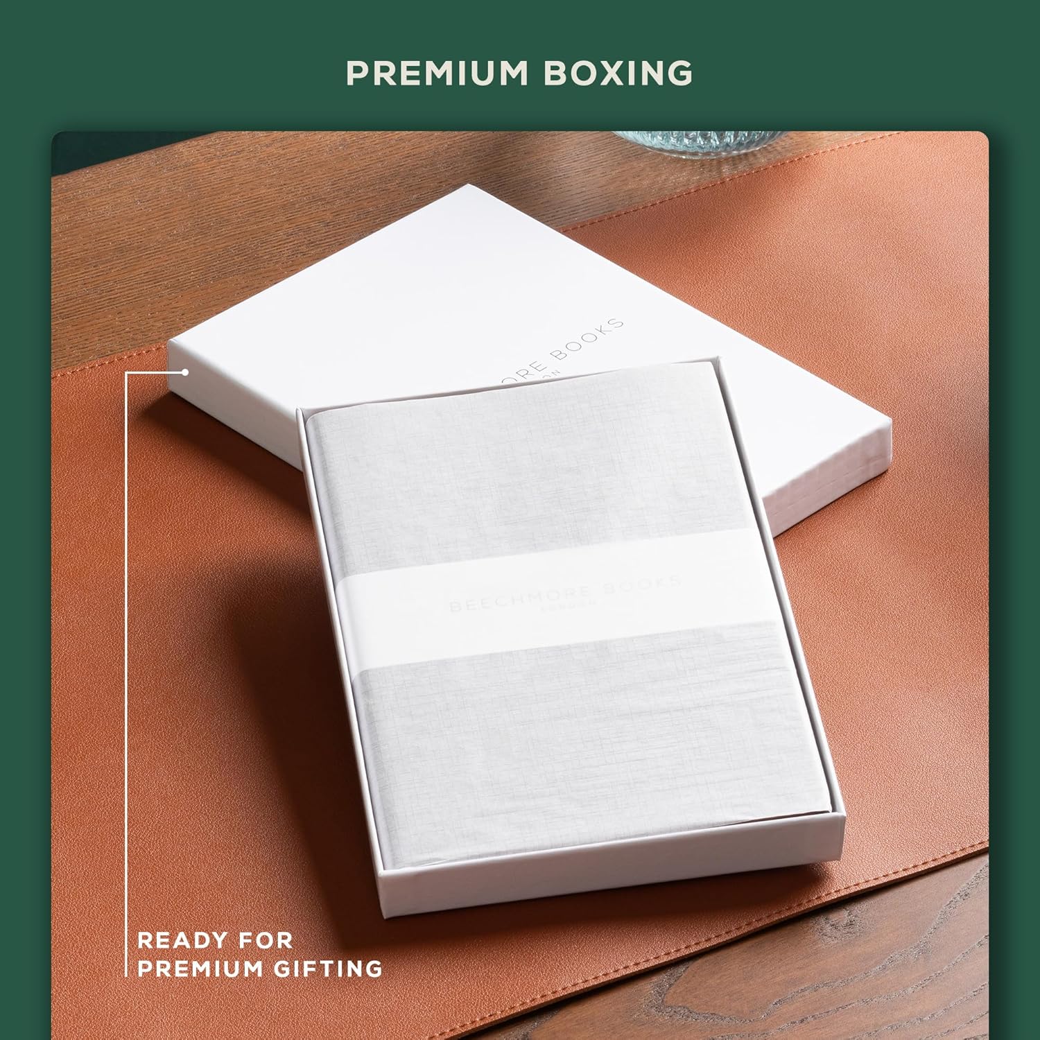 BEECHMORE BOOKS A5 Mixed Media Sketchbook - 5.8"x8.3" Hardcover Lay-Flat Art Journal, 160 GSM / 98 lb Professional Perforated Paper, Gift Box, for Drawing, Ink and Light Watercolor