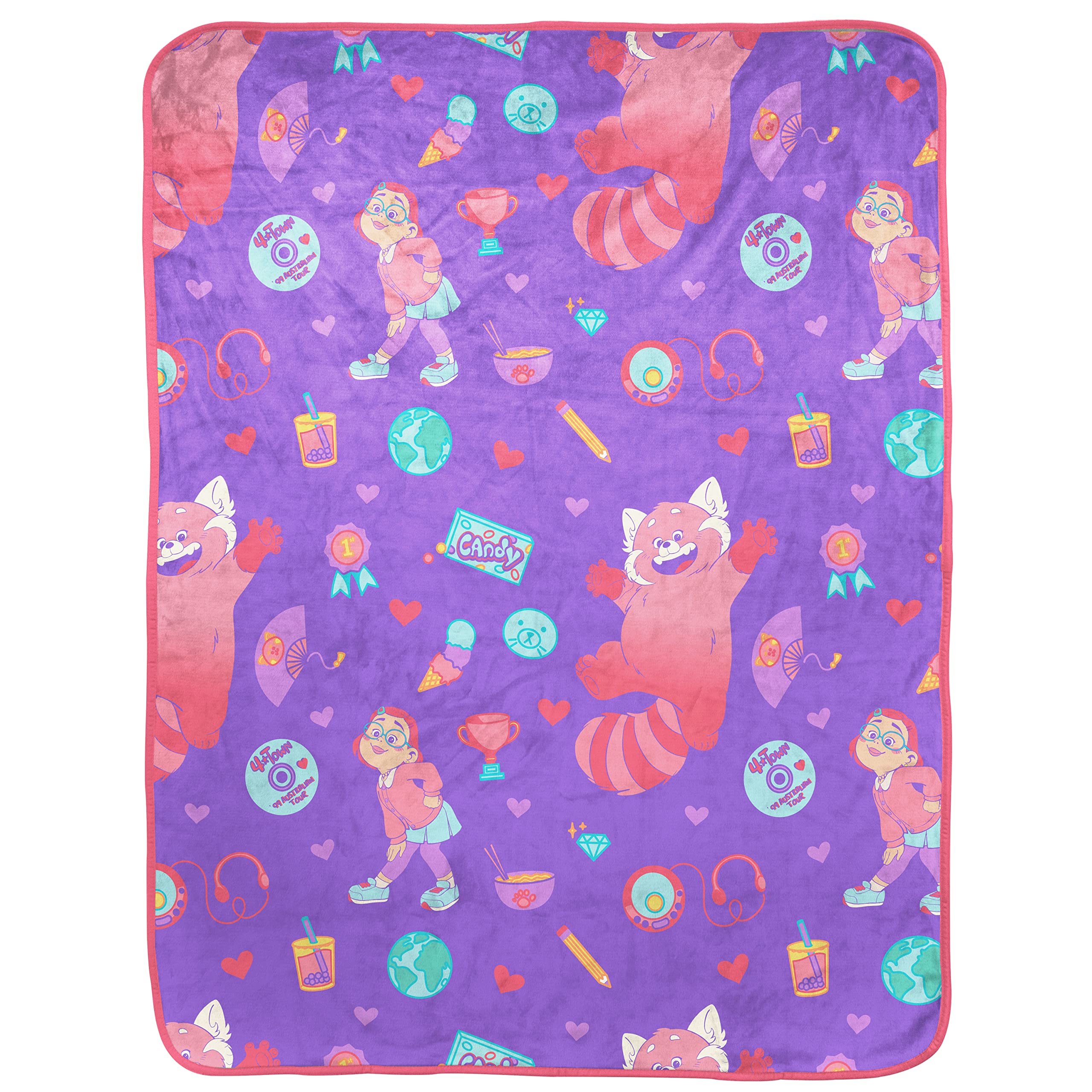 Amazon.com: Disney Pixar Turning Red Fun Times Nogginz Set - 40 x 50 Inch  Blanket & Pillow, Kids Super Soft 2 Piece Nogginz Set Featuring Mei Lee  (Official Disney Pixar Product)