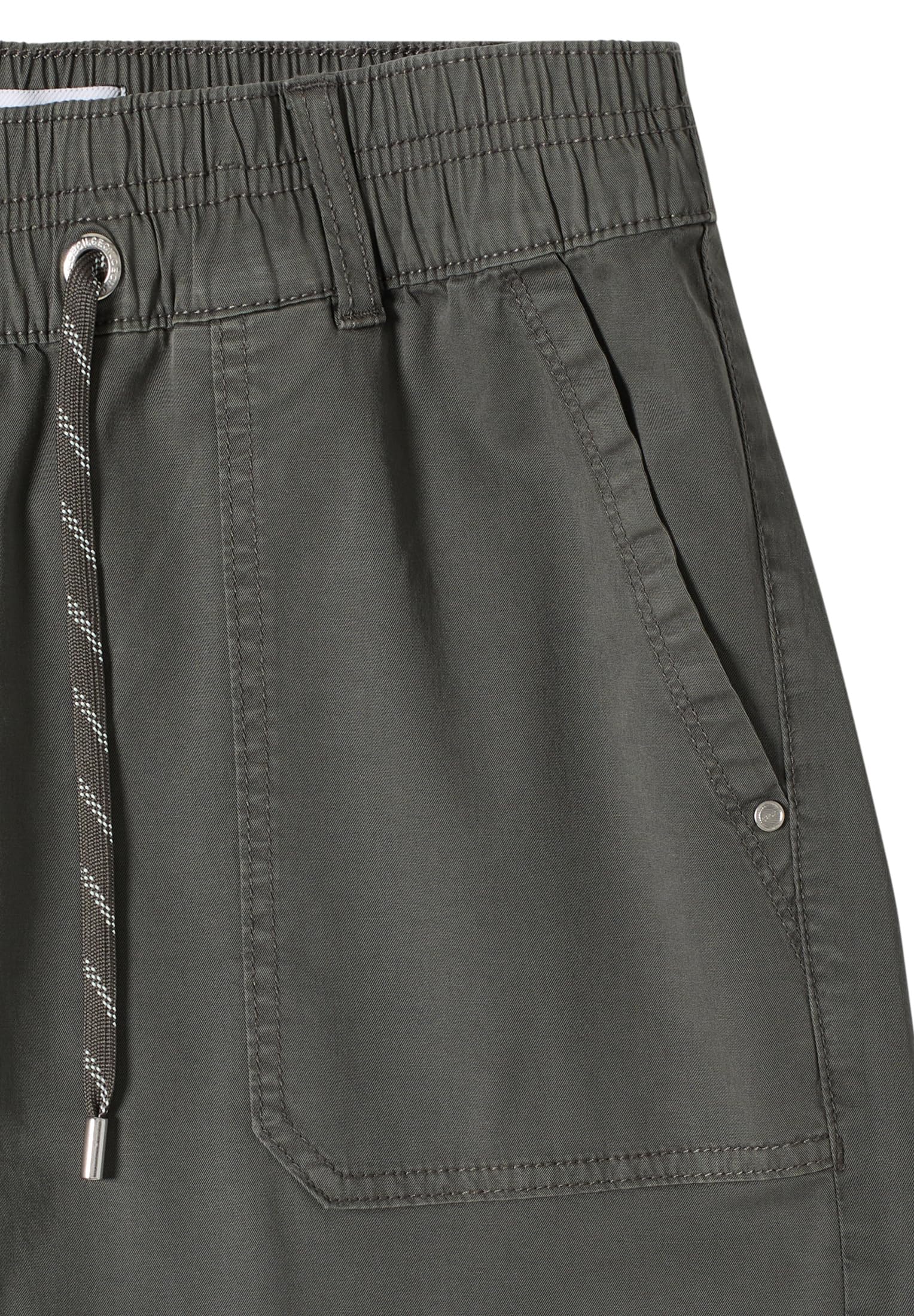 Cecil Mid Waist Straight Leg Shorts im Casual Fit