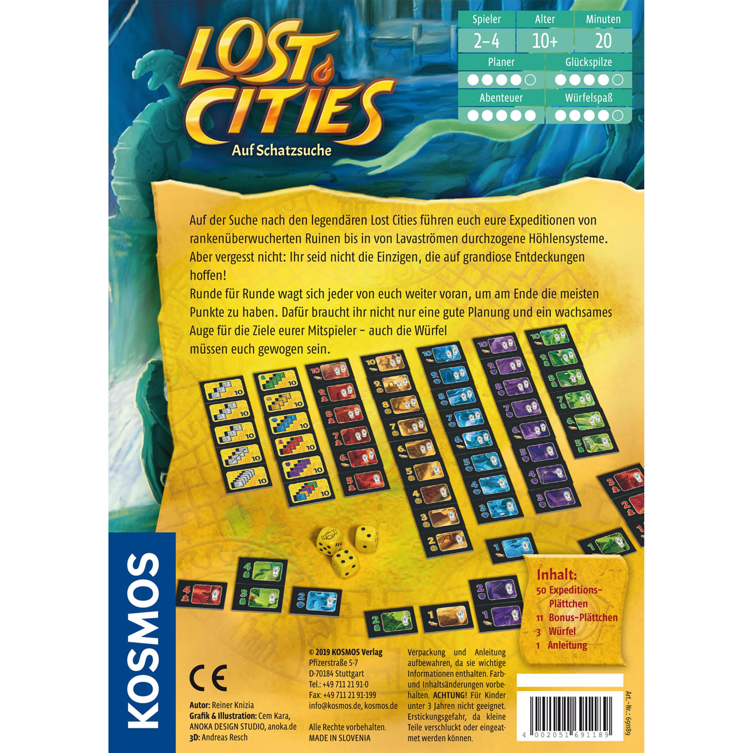 The best prices today for Lost Cities: Auf Schatzsuche