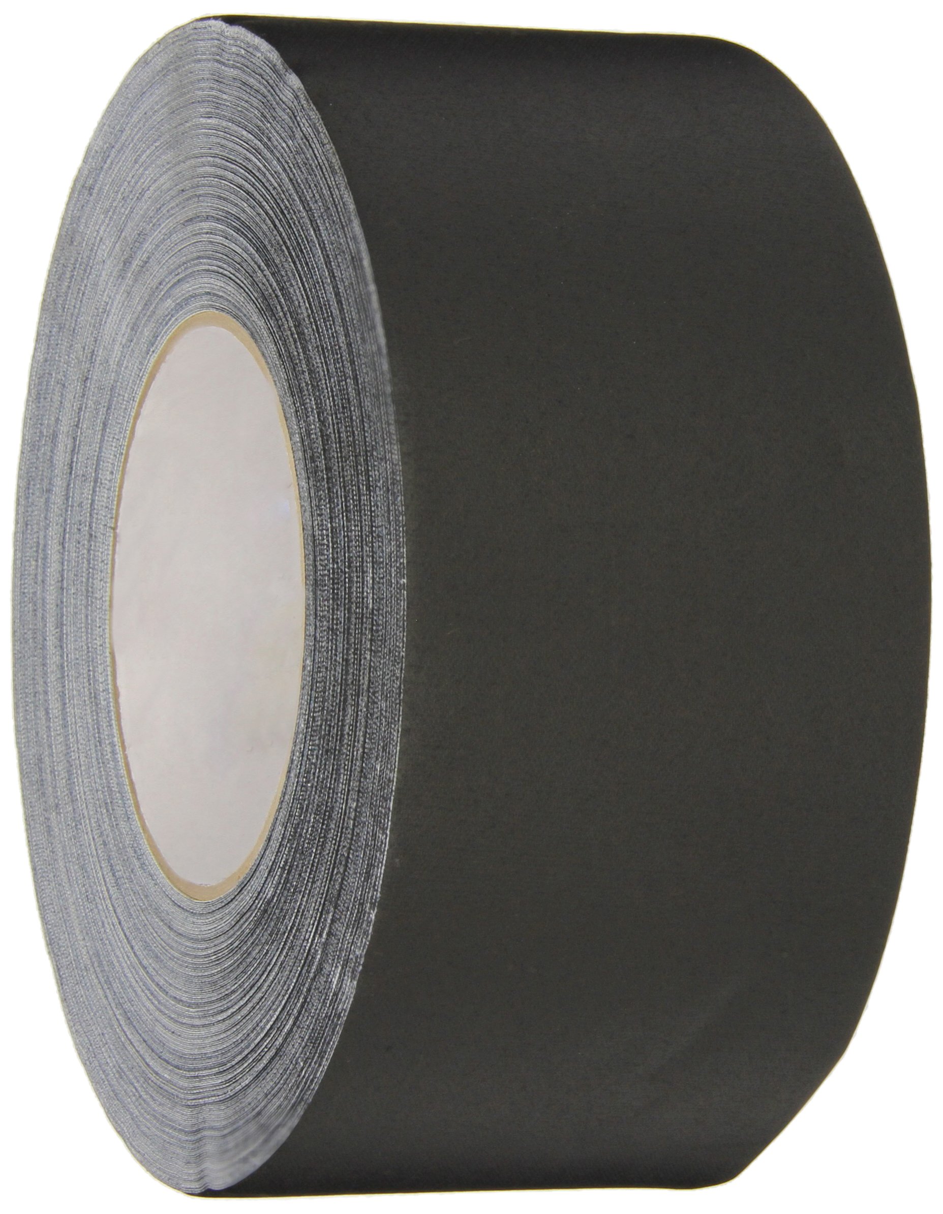 Polyken 510 Black Gaffers Tape 2.83" x 50 Yards, Professional Grade, UV Fluorescent, No Residue, Non-Reflective (Gaff Tape), 1 Roll