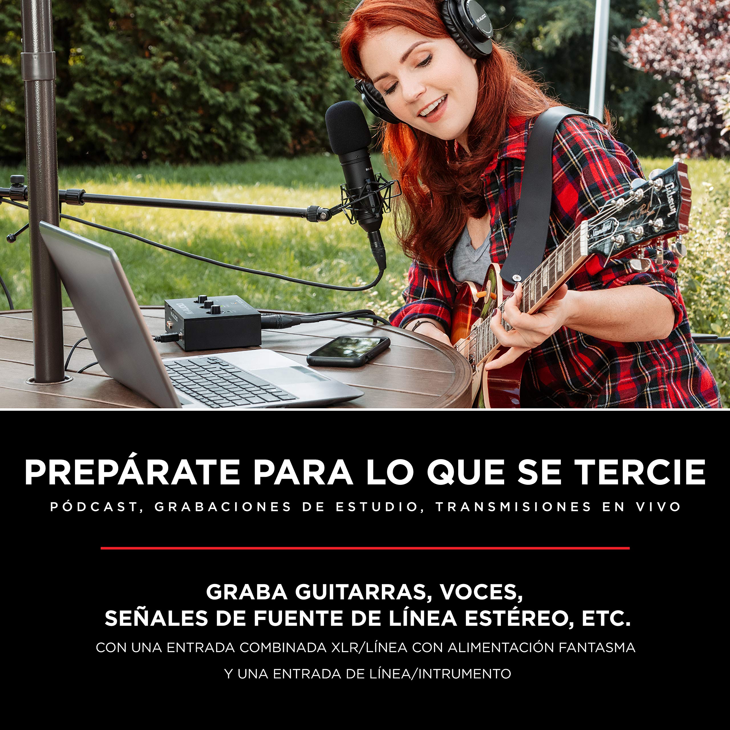 AKAI Professional MPK Mini MK3 + interfaz audio M-Audio M-Track Solo - Teclado Controlador MIDI USB de 25 Teclas con tarjeta de sonido USB