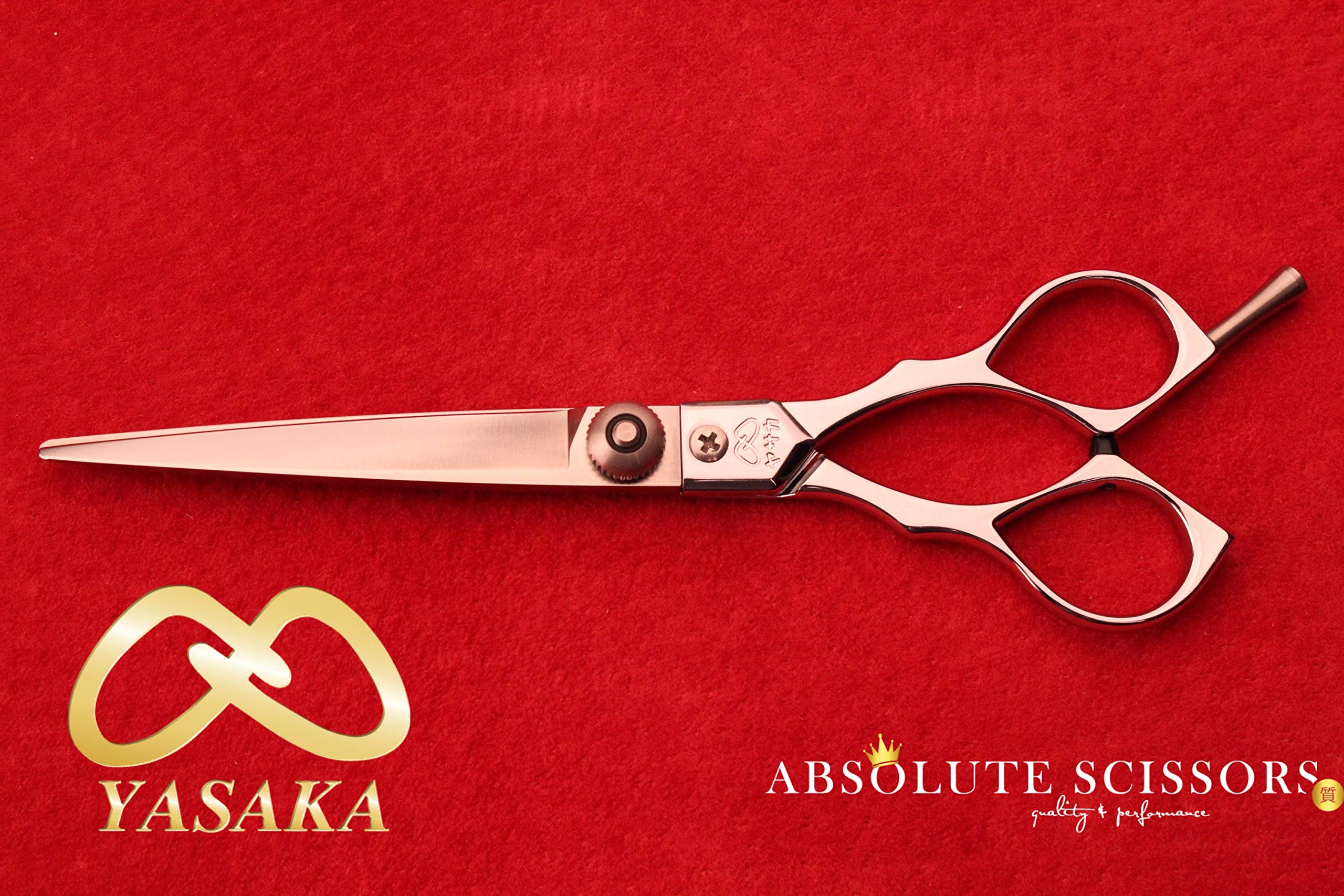 YASAKA Hair Shears-Scissors M60 Size 6 INCHES Cobalt Adjustable Screw